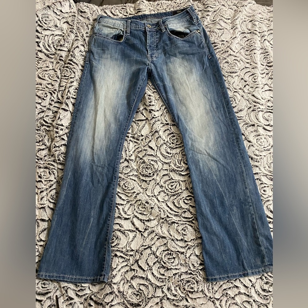 David Bitton Buffalo Men’s “King” Bootcut Jeans Size 34x32